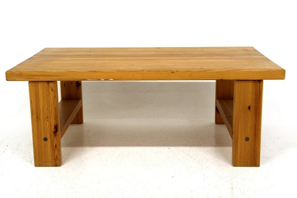 Pine Coffee Table, Sweden, 1970s-GEK-1328893