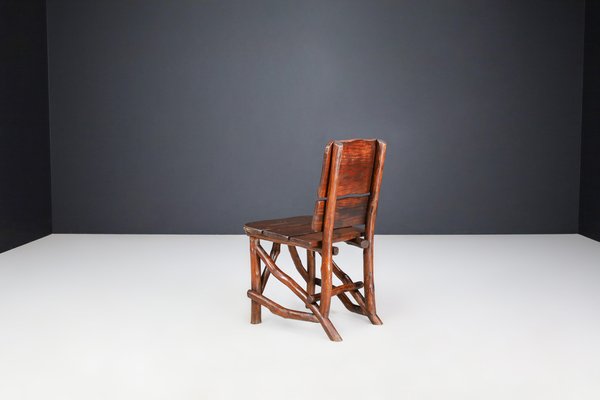 Pine Dining Chairs, France, 1960s, Set of 10-TRW-1738122