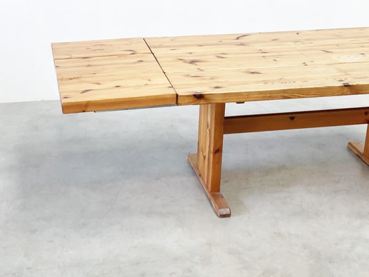 Pine Extendable Dining Table, 1980s-XLH-1815008