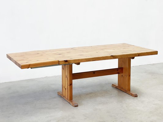 Pine Extendable Dining Table, 1980s-XLH-1815008