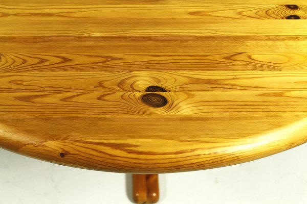 Pine Extendable Dining Table from Rubby, Denmark, 1980s-CW-2040964