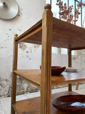 Pine & Oak Draper Console Table, 1950s-LCU-2024744