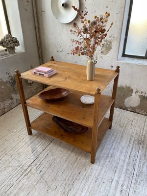 Pine & Oak Draper Console Table, 1950s-LCU-2024744