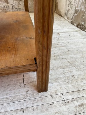 Pine & Oak Draper Console Table, 1950s-LCU-2024744