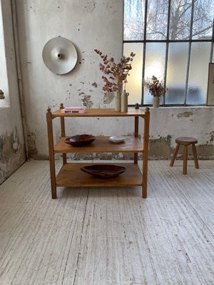 Pine & Oak Draper Console Table, 1950s-LCU-2024744