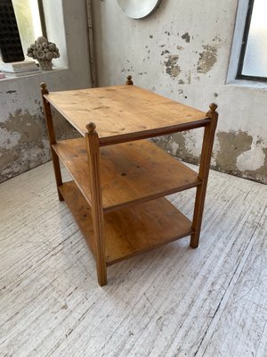 Pine & Oak Draper Console Table, 1950s-LCU-2024744