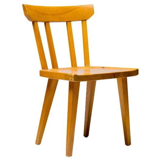 Pine Oregon Side Chairs by Roland Wilhelmsson, 1960, Set of 6