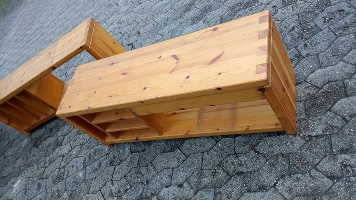 Pine Storage Benches by Aksel Kjersgaard, 1960s, Set of 2-GJF-1749955