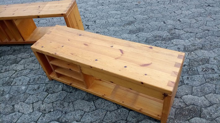 Pine Storage Benches by Aksel Kjersgaard, 1960s, Set of 2-GJF-1749955