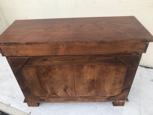 Pine & Walnut Console Table, 1940s-WQQ-1148366