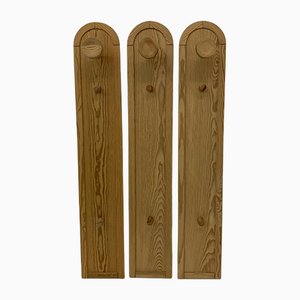 Pine Wood Coat Hangers, 1970s, Set of 3-BGP-1113631