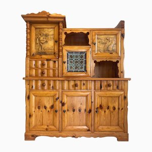 Pine Wood Sideboard-PXE-2027509