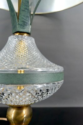 Pineapple Lamp in Crystal and Patinated Metal by Maison Charles for Baccarat, 1950-XNH-1807972