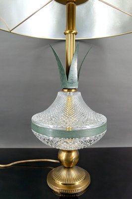 Pineapple Lamp in Crystal and Patinated Metal by Maison Charles for Baccarat, 1950-XNH-1807972