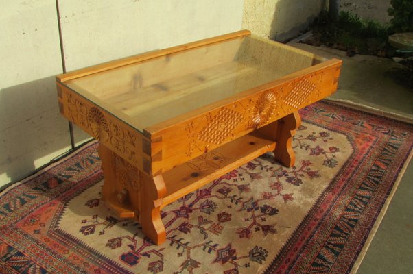 Pinewood Coffee Table, 1980s-RDN-576308