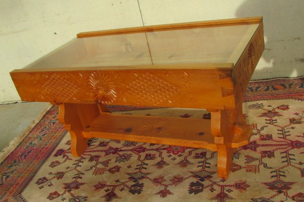 Pinewood Coffee Table, 1980s-RDN-576308