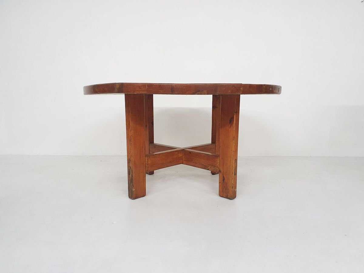 Pinewood Dining Table by Roland Wilhelmsson for Karl Andersson and Sonner, 1960s