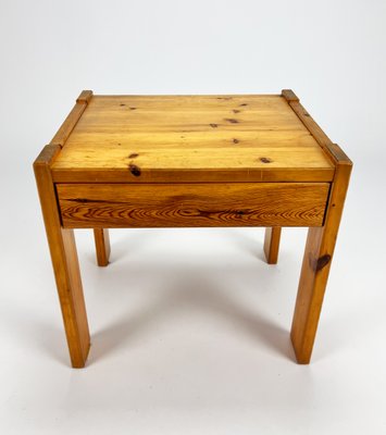 Pinewood Side Table, 1970s-RMX-1447238