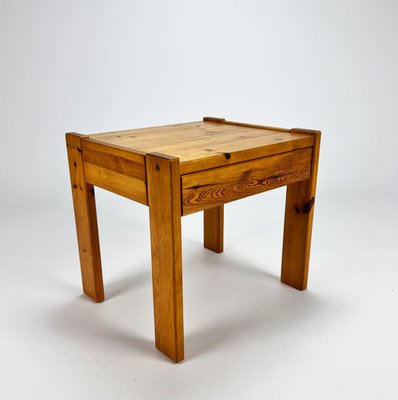 Pinewood Side Table, 1970s-RMX-1447238