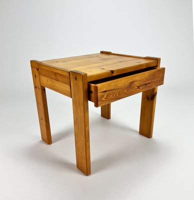 Pinewood Side Table, 1970s-RMX-1447238