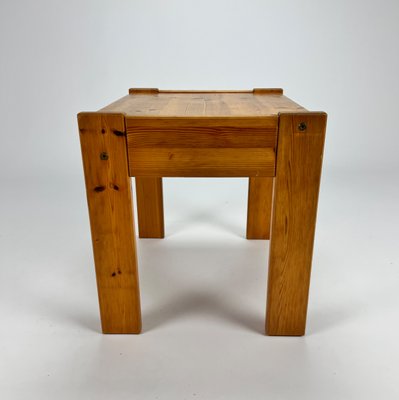 Pinewood Side Table, 1970s-RMX-1447238