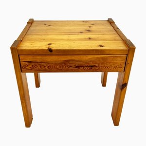 Pinewood Side Table, 1970s-RMX-1447238