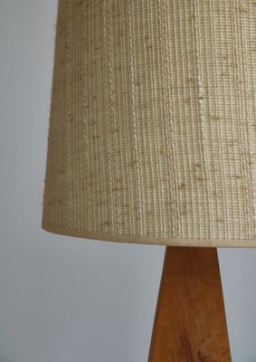 Pinewood Table Lamp, Scandinavia, 1970s-WRF-1323297