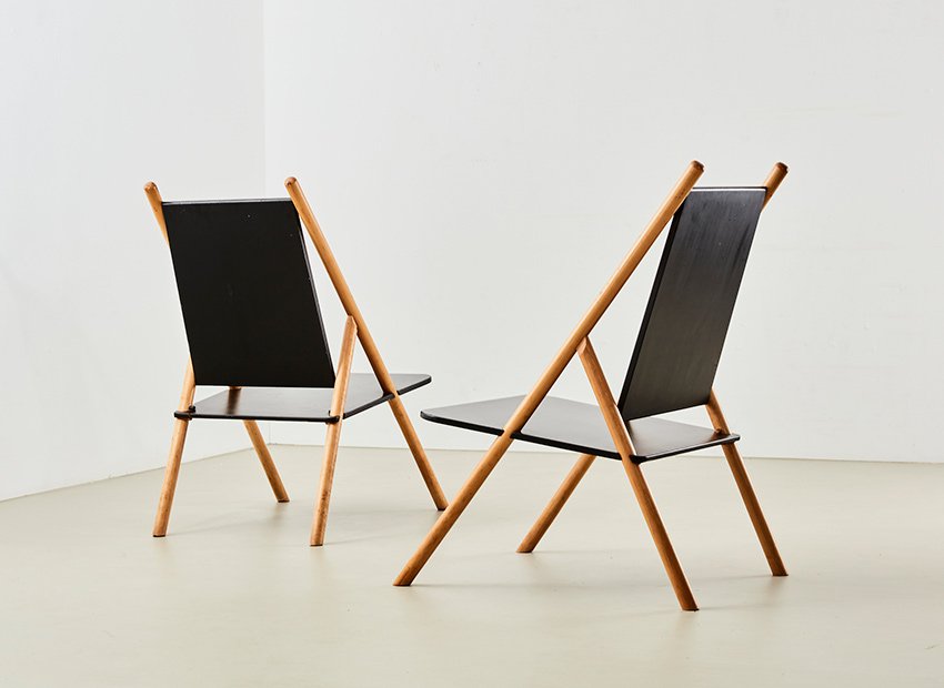 Pinge Lounge Chairs by Yrjo Wiherheimo & Rudi Merz for Korkeakosko Oy Finland, 1970s, Set of 2