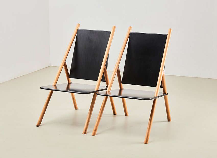 Pinge Lounge Chairs by Yrjo Wiherheimo & Rudi Merz for Korkeakosko Oy Finland, 1970s, Set of 2