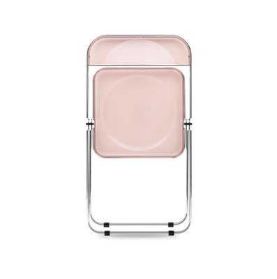 Pink Acrylic Glass Folding Chair by Giancarlo Piretti for Anonima Castelli, 1970s-JDR-1125401