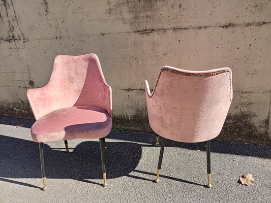 Pink Armchairs, 1950s, Set of 2-UUF-1822135