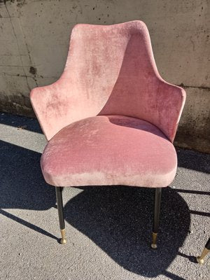 Pink Armchairs, 1950s, Set of 2-UUF-1822135