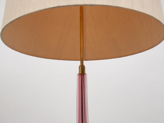 Pink Art Glass Floor Lamp by Barovier E Toso, Italy, 1956-KL-1791128