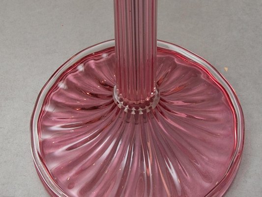 Pink Art Glass Floor Lamp by Barovier E Toso, Italy, 1956-KL-1791128