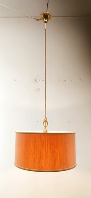 Pink Fabric Suspension Light with Silk Cord-QLH-1175100