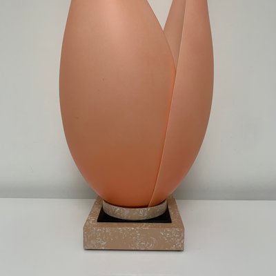 Pink Flower Tulip Table Lamp in the style of Liane Rougier-XOM-2026025