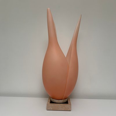 Pink Flower Tulip Table Lamp in the style of Liane Rougier-XOM-2026025