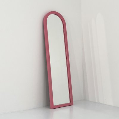 Pink Frame Mirror by Anna Castelli Ferrieri for Kartell, 1980s-WZS-2031333