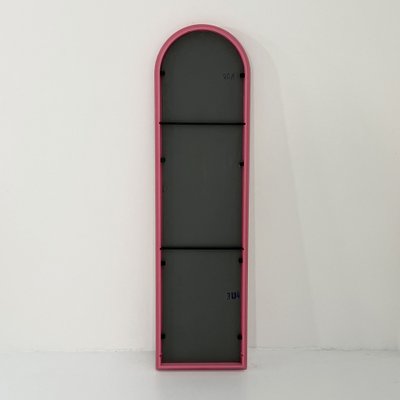 Pink Frame Mirror by Anna Castelli Ferrieri for Kartell, 1980s-WZS-2031333