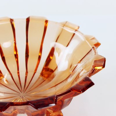 Pink Glass Bowl from Hermanova Hut, Czechoslovakia, 1950s-UL-1033442