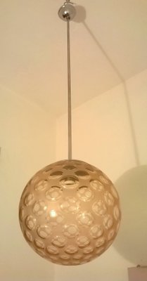 Pink Glass Pendant Lamp from Venini, 1930s-EI-332712