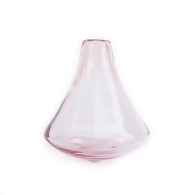 Pink Glass Vase with Rounded Base-FSD-1430841