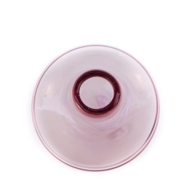 Pink Glass Vase with Rounded Base-FSD-1430841