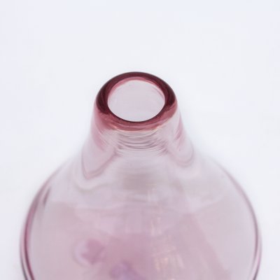 Pink Glass Vase with Rounded Base-FSD-1430841