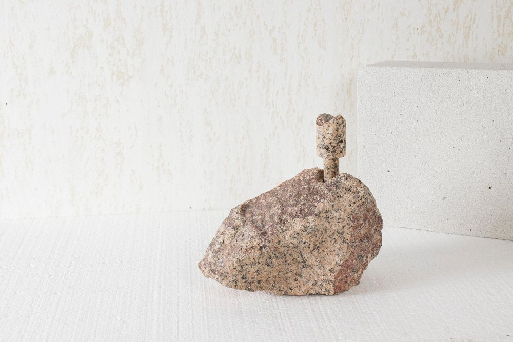 Pink Granite Abra Candleholder by Studio DO