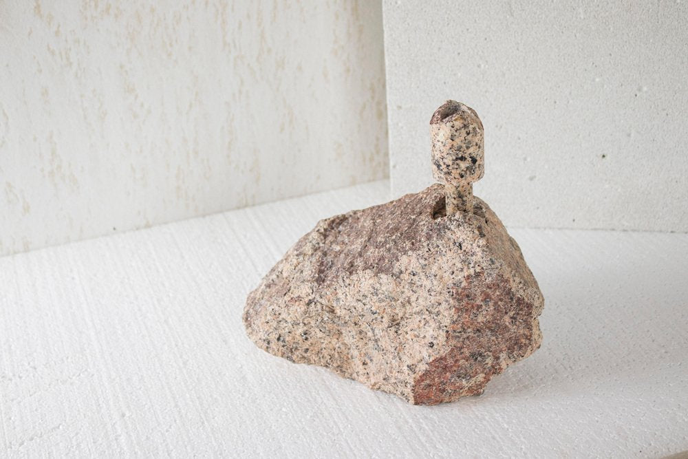 Pink Granite Abra Candleholder by Studio DO