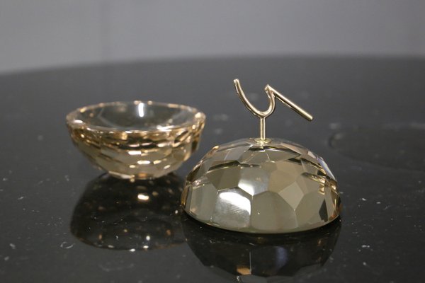 Pink Jewel Box in Brass and Glass by Ghirò Studio-RCE-1182314