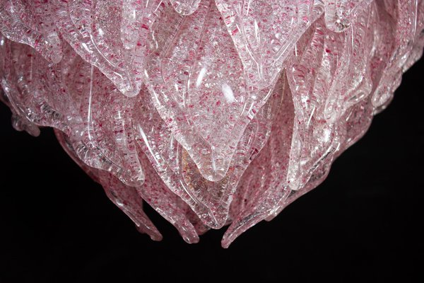 Pink Murano Glass Polar Chandelier, Italy, 1970s-MBH-1032434