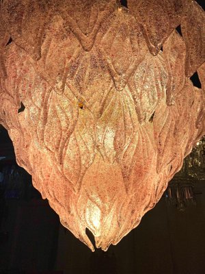 Pink Murano Glass Polar Chandelier, Italy, 1970s-MBH-1031660