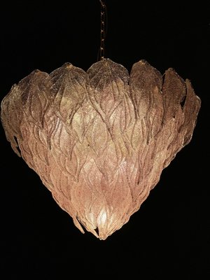 Pink Murano Glass Polar Chandelier, Italy, 1970s-MBH-1032434